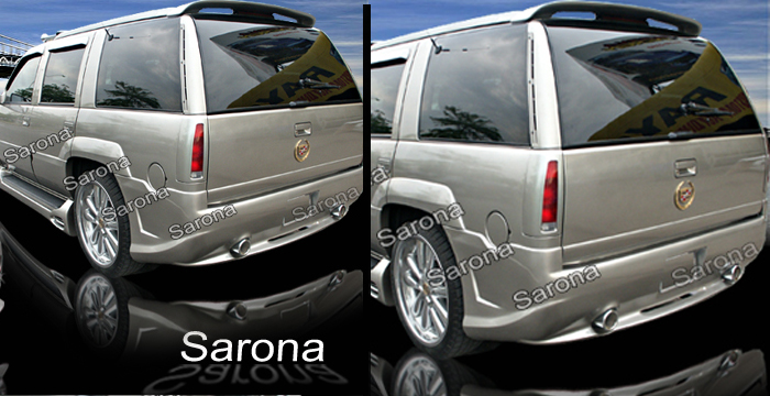 Custom Cadillac Escalade Rear Bumper  SUV/SAV/Crossover (1999 - 2001) - $690.00 (Part #CD-005-RB)